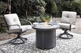Donnalee Bay Outdoor Round Fire Pit Table Set Outdoor Fire Pit Table Fire Pit Table Set Round Fire Pit Table