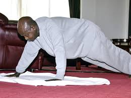 President yoweri museveni has advised the drivers not to touch each other so as to stop the spread bobi wine will run against president yoweri museveni in the 2021 electionimage caption: Ugandan President Museveni Entertains With An Instructive Workout Video Npr Article Wnyc