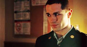 for the love of witwer — Sam Witwer as Private Wayne Jessup in The Mist...