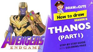 Showing 12 coloring pages related to avengers infinity wars. How To Draw Thanos Step By Step Guide With Coloring Page Fortnite Draw It Cute