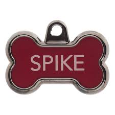 With a wide range of customizable name tags to choose from, you can protect your pet stylishly with his information engraved on the id. Tagworks Elegance Collection Chrome Bone Personalized Pet Id Tag Dog Id Tags Petsmart