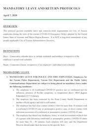 Showing appreciation for employees' years of service is a great way to show gratitude to their loyalty. 26 Sample Forced And Mandatory Leave Templates In Pdf Ms Word