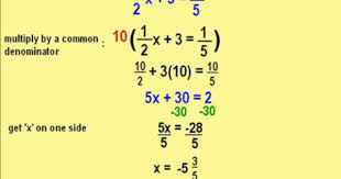 In This Page We Are Going To Discuss About Equations With Fractional Coefficients Concept In Algebra While Evalua Solving Equations Math School Maths Algebra