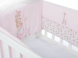 buddy pamuklu nakisli bebe yatak koruma 210x40 pembe pembe yatak bebe