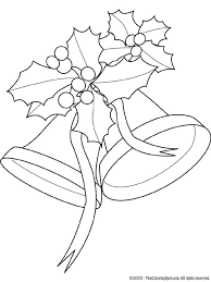 These digital coloring pages for kids and adults are fun to customize and color for preschool, kindergarten, and homeschool. Christmas Bells With Holly Coloring Page Audio Stories For Kids Free Coloring Pages Colouring Printables