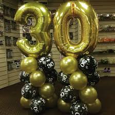 Little Big Creations Balloon Arcoballoonfeste Palloncini Newvisit Newfriends Happyb 30th Birthday Balloons Balloon Decorations Party Gold Birthday Party