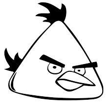 Black Cartoon Bird With Spiky Hair Pin On Chair Designs