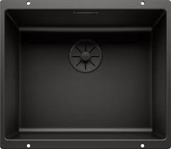 Undermount bowl for discerning demands on design. Blanco Subline 500 U Granitspule Silgranit Ohne Ablauffernbedienung Black Edition Granit Kuchenspulen Kuche Badermaxx Alles Rund Ums Bad
