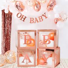 Photo Booth Props Rose Gold Baby Transparent Name Box Baby Shower Photobooth Props Wedding Birthday Party Decoration Photobooth Photobooth Props Aliexpress