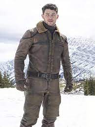Jumanji The Next Level Nick Jonas Brown Leather Jacket Leather Jacket Brown Leather Jacket Leather Jacket Men