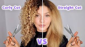 It is mainly because the cuticle of a damaged hair is more open, causing the hair to absorb more water. Dry Curly Haircut Vs Straightened Haircut On My Curly Hair Pros And Cons Youtube