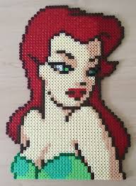 Poison Ivy Batman The Animated Series Pixel Art Dc Comics Beads Perler Perler Bead Art Perler Bead Patterns Pixel Beads