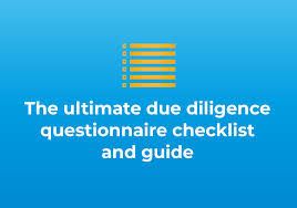 Bitliege added guide low priority labels may 17, 2018. The Ultimate Due Diligence Questionnaire Checklist And Guide