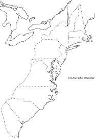 13 Colonies Map Without Names Thirteen Colonies Interactive Map