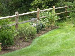 Sections are approximately 10' long. Pin By The Fence Guys On Exteriors Fence Landscaping Fence Design Garden Fence
