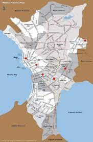 Metro maps of cities around manila. Map Of Metro Manila Showing Download Scientific Diagram