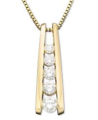 We did not find results for: Macy S Five Stone Diamond Journey Pendant Necklace In 14k Yellow White Or Rose Gold 1 Ct T W Reviews Necklaces Jewelry Watches Macy S