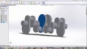 Yakin Kampus Solidworks Krank Biyel Mekanizmasi 3 Egzantrik Mili Youtube