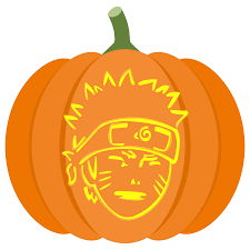 Anime Character Pumpkin Carving Stencils | 60+ Paper Craft Templates