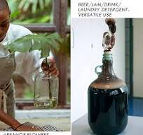 Amazon.com: DESIYUE 1 Gallon (128oz) Glass Jug, Glass Water ...