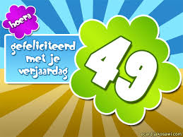 Jakosawi E Cards 49 Jaar Poster