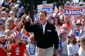 What are you looking at camel? Arnold Schwarzenegger Has A Warning For Gavin Newsom Politico