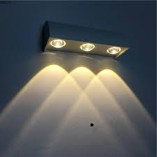 Waterproof Indoor Outdoor Down Lighting Wall Lamps 3w 9w Surface Mounted Led Wall Light White Black Home Garden Porch Light Led Outdoor Wall Lamps Aliexpress