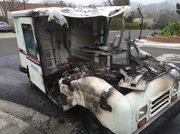 Photo Mail Truck Catches Fire In Walnut Creek Ca Postalreporter Com