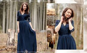 Vintage einladungskarten für die diy hochzeit. Miusol Abendkleider Damen Elegant Vintage Hochzeit Spitze Chiffon Faltenrock Prom Langes Kleid Amazon De Bekleidung