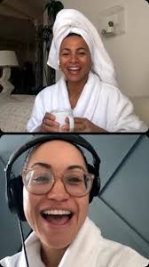 Bathrobe Confessions. Épisode 1 , Thank you so so much to @kadhjabonet for  joining me. 🤍, And to everyone who tuned in, I hope you enjoyed our chat.  , I’m so excited for this new adventure. 🧖🏽‍♀️, ...