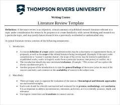 Literature Review Template Is An Inevitable Part Of Any Study Be It A Research Paper Or A Fictional Wri Literature Review Outline Literature Academic Calendar