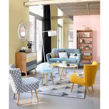 3 Tables Basses Gigognes Vintage En Bois Multicolores L 40 Cm A L 60 Cm Home Living Room Interior Design Living Room Living Room Designs