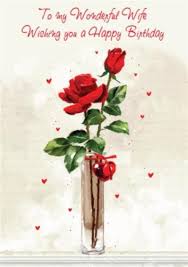 See more ideas about moms 50th birthday, 50th birthday party, 50th party. Traditional Illustrated Roses To My Wonderful Wife Birthday Card Moonpig