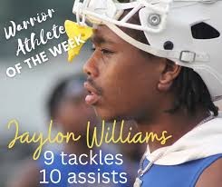 Warriors of the week announced for football team