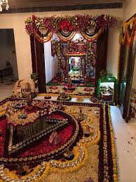 Diwali decorations festival decorations flower decorations wedding decorations decor wedding wedding colors wedding flowers stage decorations altar. 32 Pooja Room Ideas Pooja Rooms Pooja Room Design Pooja Room Door Design