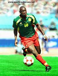 Esegui il download di questa immagine stock: Anotando Futbol Copa Africa 2000