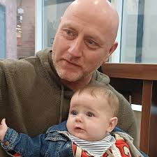 Wrapped in love and sweet dreams💙 . . #grandpa #love #grandson #joy