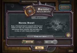 Xp can be acquired by playing multiplayer games. Heroic Brawliseum Hearthstone Wiki