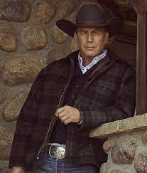 Yellowstone John Dutton Plaid Jacket Kevin Costner Cowboy Outfits Plaid Jacket