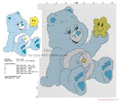 Maybe you would like to learn more about one of these? Small Back Stitch Cross Stitch Pattern Bedtime Bear From Care Bears Free Cross Stitch Patterns Simple Unique Alphabets Baby