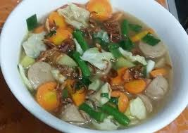 Jun 17, 2021 · kamu pun dapat mengikuti resep capcay dingin yang sederhana sesuai buku resep sayuran selezat restoran china oleh mary winata terbitan gramedia pustaka utama berikut. Resep Sayur Sop Bakso By Dhenov S Kitchen 1001 Resep Masakan