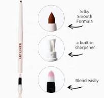 Customize Long Lasting Waterproof Retrectable Lipliner Pencil with Brush  Sharpener Wholesale Vegan Brown Private Label Lip Liner
