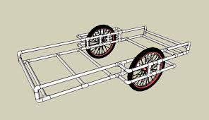 How do you build a wood utility trailer? Pvc Teardrop Bike Trailer Tinyhousedesign