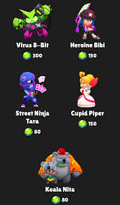 Thanks for watching, subscribe for more. New Skins Prices Brawlstars