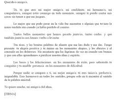 Tenerte como mejor amigo es como un sueño porque no hay nadie que me comprenda mejor que tú y que entienda todo lo que quiero decir incluso antes de que lo diga. Carta A Un Amigo Daily Spanish 2020 To 2021
