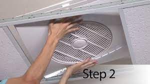 This innovative patent pending ventilation system was specifically designed for suspended ceilings. The Tile Fan Youtube