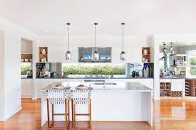 Love The Industrial Twist The Pendant Lights Give This Beautiful Modern Kitchen See It For Yourself In The House Design New Home Designs Mcdonald Jones Homes