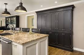Black Kitchen Cabinets Wall Color Novocom Top
