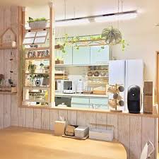 キッチン フェイクグリーン 100均 リメイク diy などのインテリア実例 2018 04 24 11 02 28 roomclip ルームクリップ キッチン インテリア 実例 インテリア
