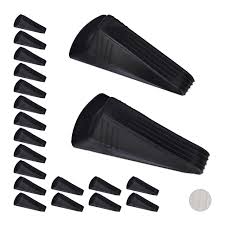 #einbruchschutz für #kleinunternehmen zum small business tarif! 20 X Turkeil Fensterstopper Schwarz Turstopper Stopper Door Stopper Unterlegkeil